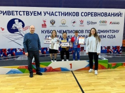 Шесть медалей выиграли спортсмены Поморья на Кубке России по парабадминтону