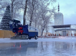 В Петровском парке создается зимняя сказка!